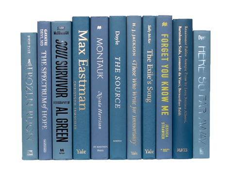 Set of Cornflower Blue Books