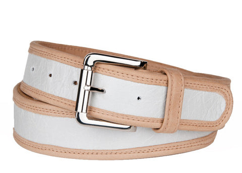 Keggy Guy Belt (White/Beige)