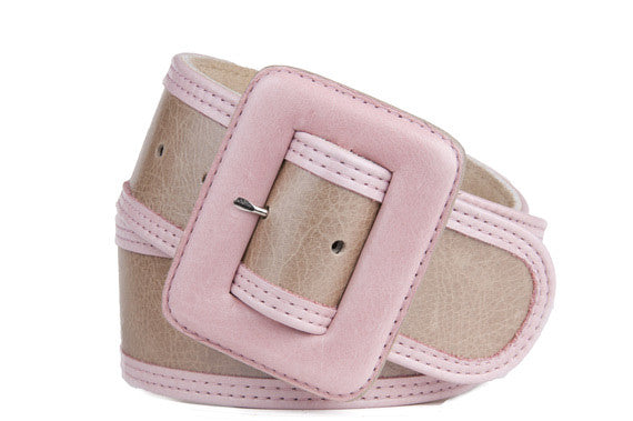 Keggy Girl Belt (Beige/Pink)