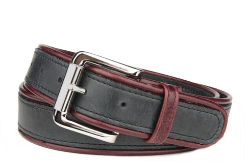 Keggy Guy Corded Belt (Black/Burgundy)