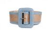 Keggy Girl Belt (Beige/Blue)