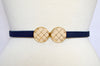 Linen Buckle with Navy Strap